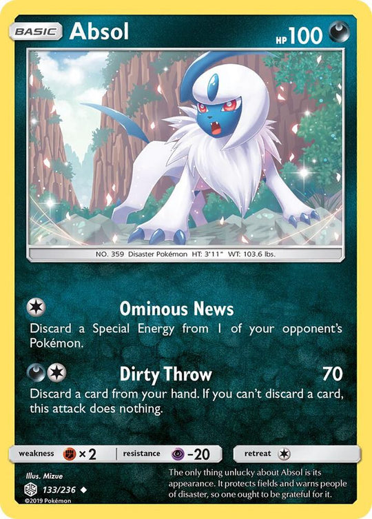 Image for Absol (133/236) (SM12) - Pokemon