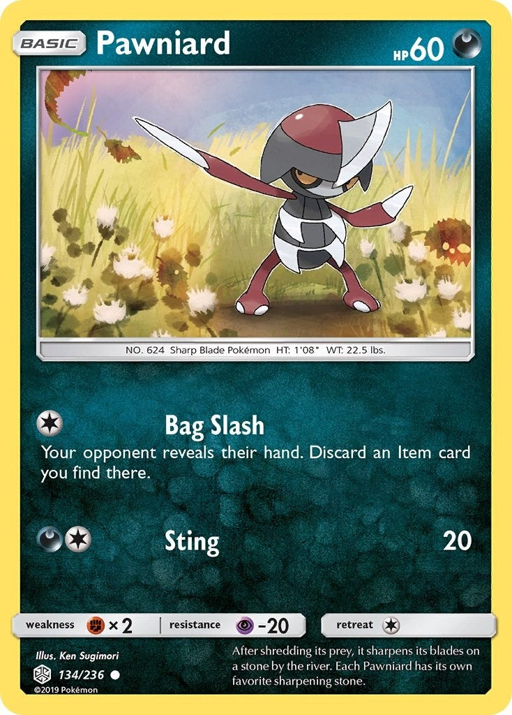 Image for Pawniard (134/236) (SM12) - Pokemon