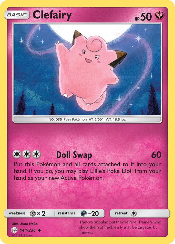 Image for Clefairy (144/236) (SM12) - Pokemon