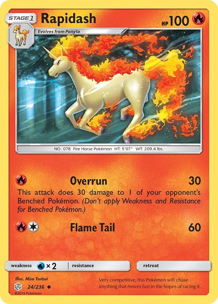 Image for Rapidash (24/236) (SM12) - Pokemon