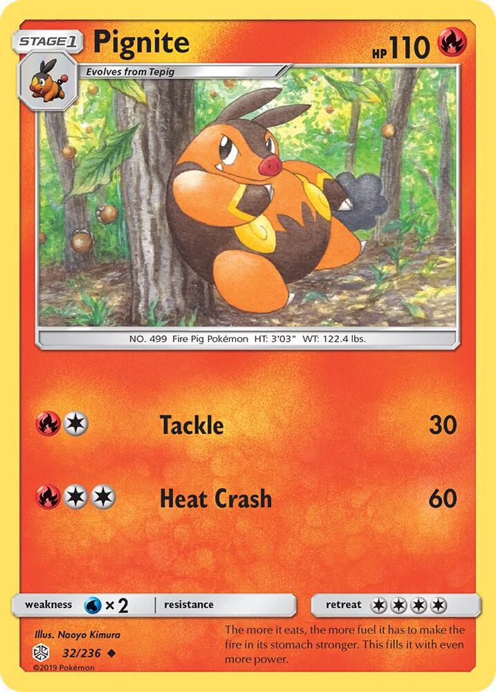 Image for Pignite (32/236) (SM12) - Pokemon