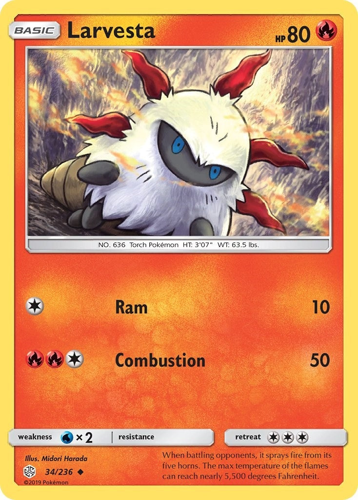 Image for Larvesta (34/236) (SM12) - Pokemon
