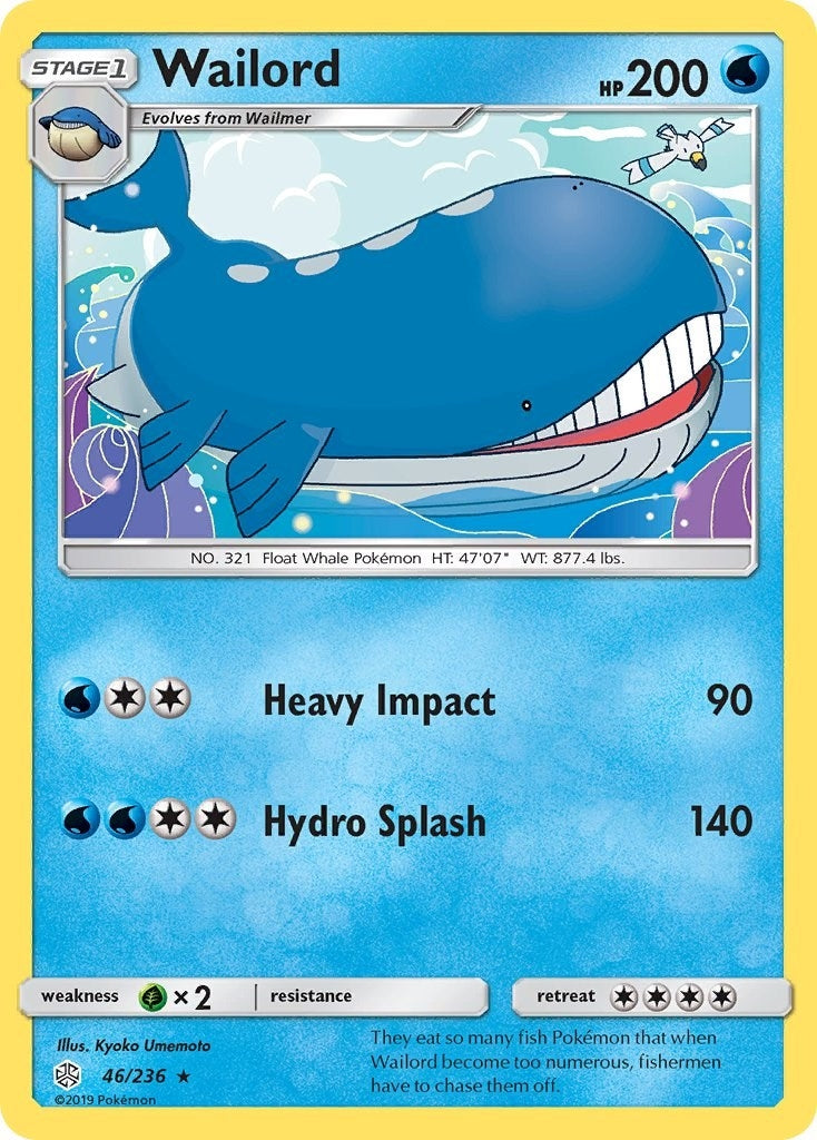 Image for Wailord (46/236) (SM12) - Pokemon