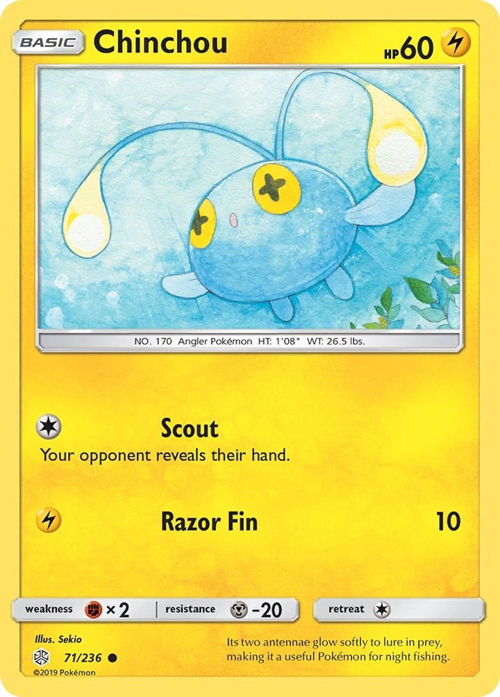 Image for Chinchou (71/236) (SM12) - Pokemon
