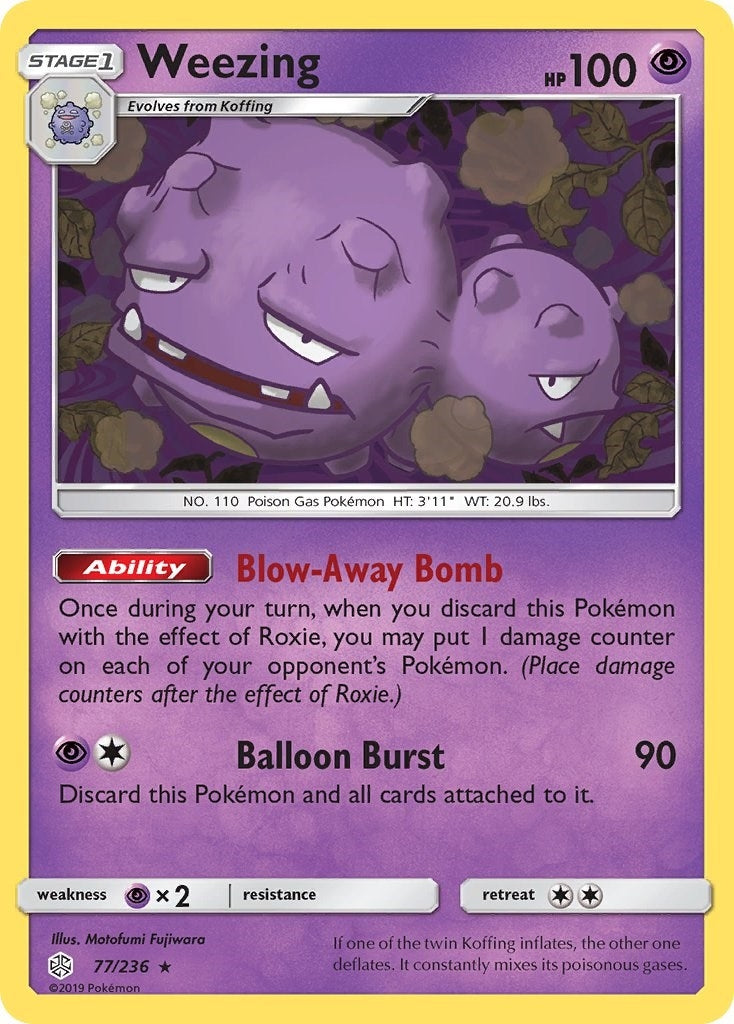 Image for Weezing (77/236) (SM12) - Pokemon
