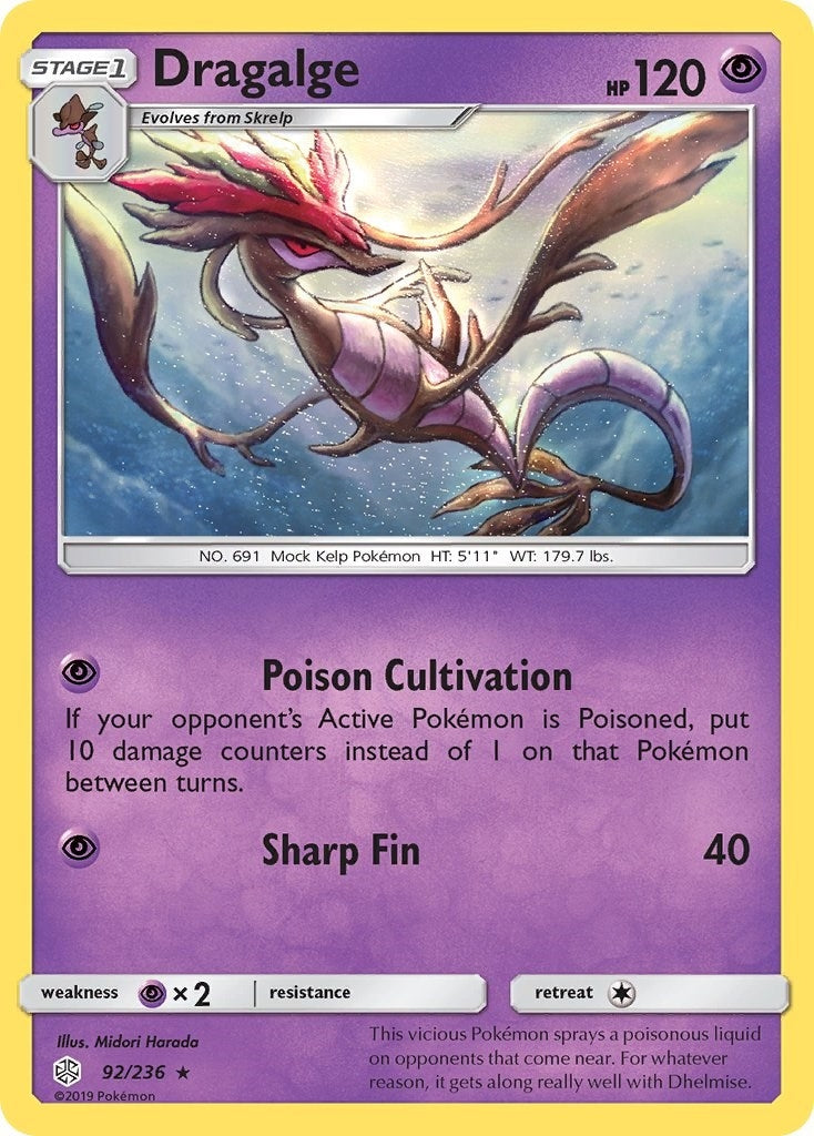 Image for Dragalge (92/236) (SM12) - Pokemon