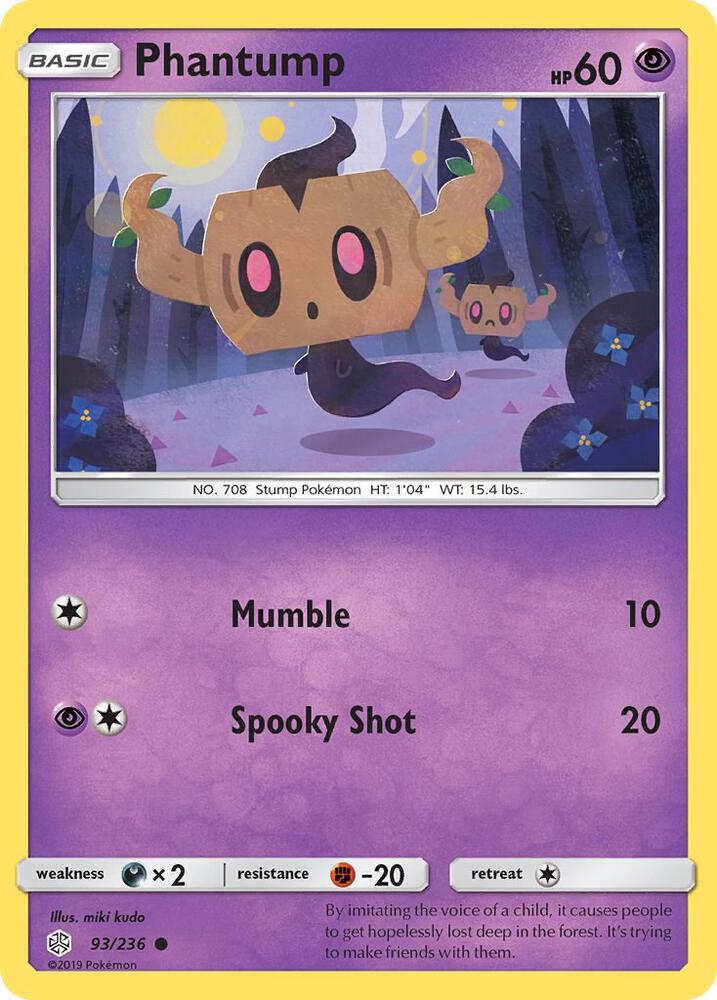 Image for Phantump (93/236) (SM12) - Pokemon