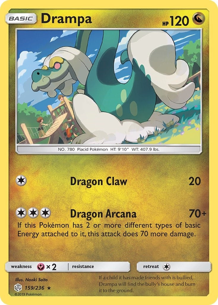 Image for Drampa (159/236) (SM12) - Pokemon
