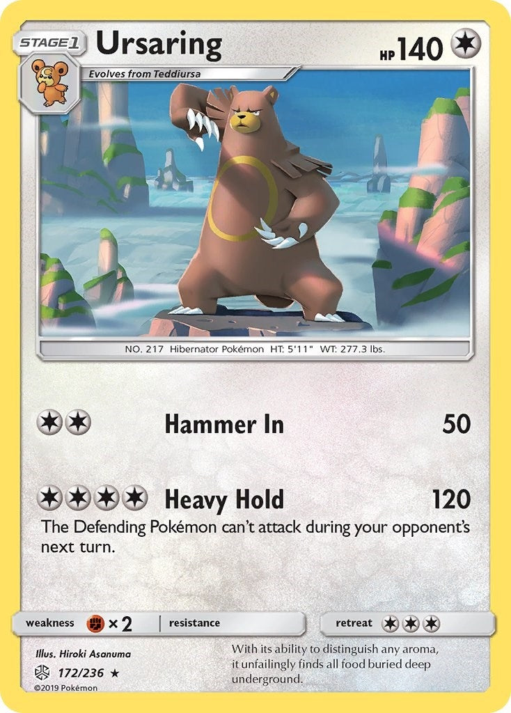 Image for Ursaring (172/236) (SM12) - Pokemon