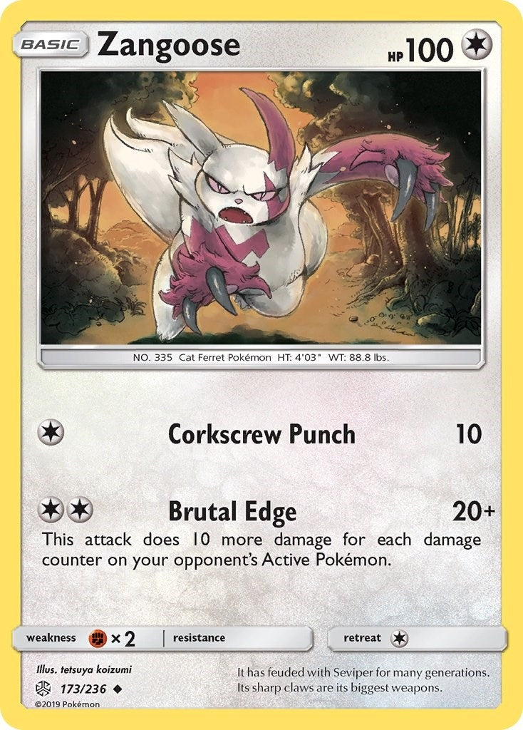 Image for Zangoose (173/236) (SM12) - Pokemon