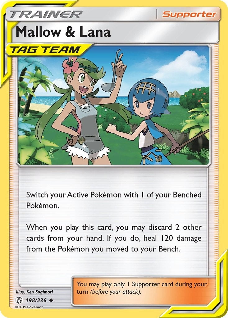 Image for Mallow & Lana (198/236) (SM12) - Pokemon