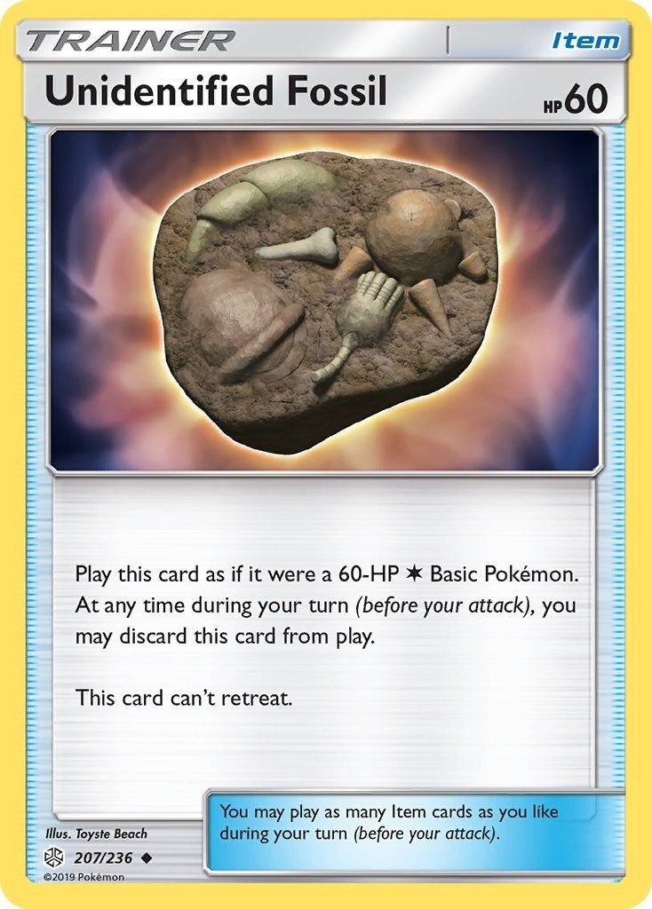 Image for Unidentified Fossil (207/236) (SM12) - Pokemon