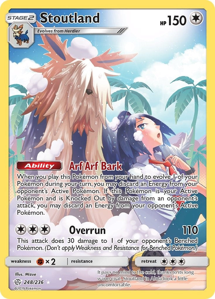 Image for Stoutland (Secret) (248/236) (SM12) - Pokemon