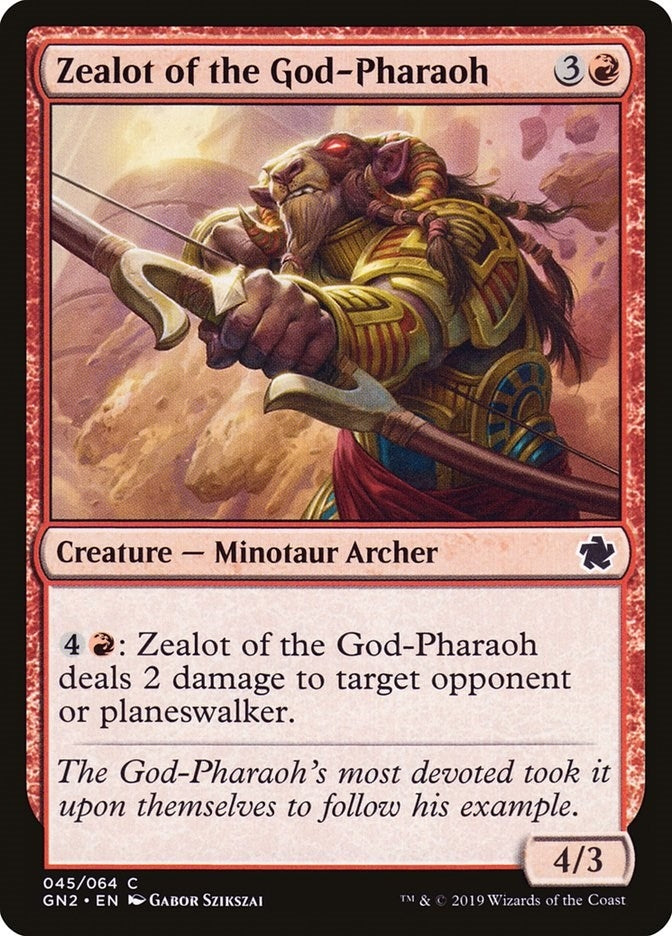 Image for Zealot of the God-Pharaoh (45) - Magic: The Gathering