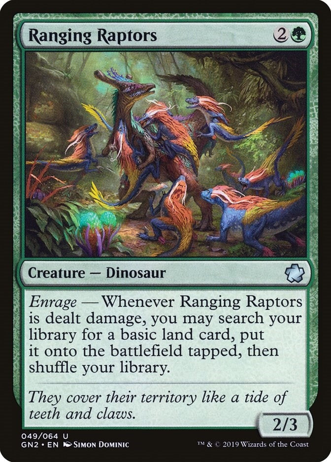 Image for Ranging Raptors (49) - Magic: The Gathering