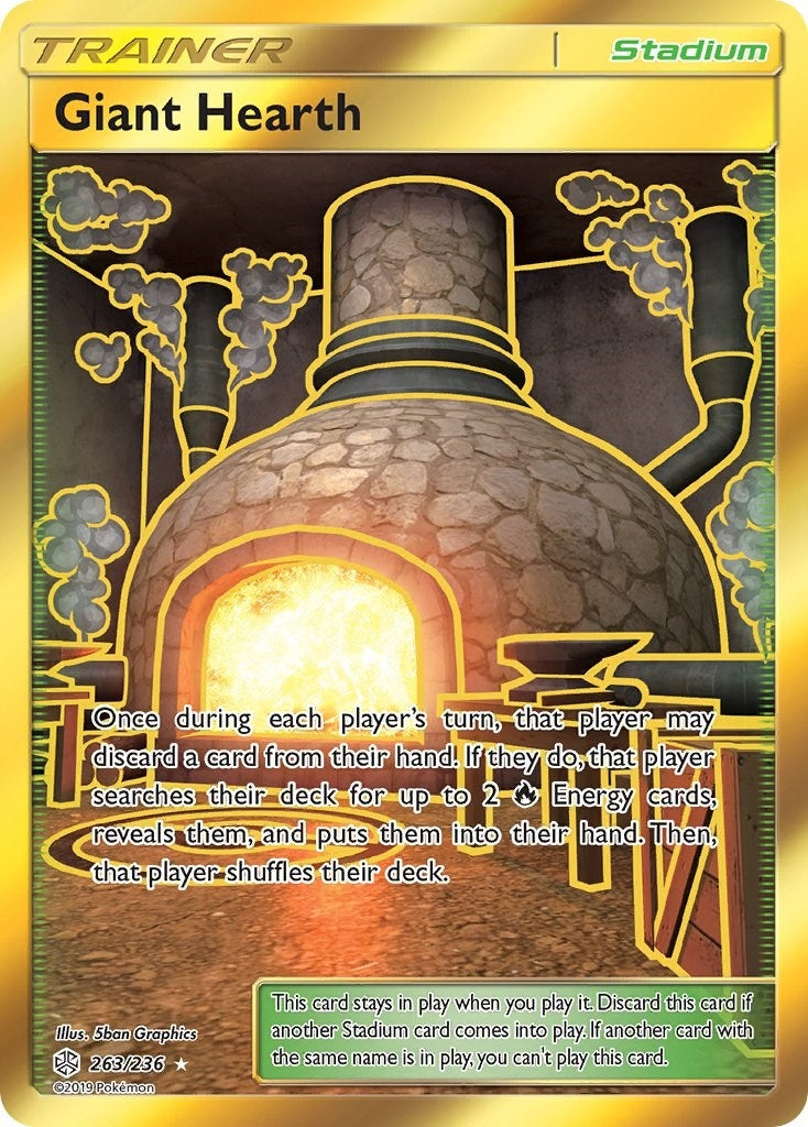 Image for Giant Hearth (Secret) (263/236) (SM12) - Pokemon