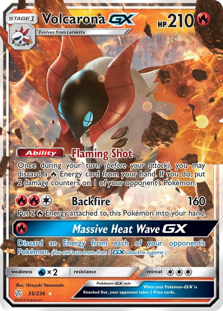 Image for Volcarona GX (35/236) (SM12) - Pokemon