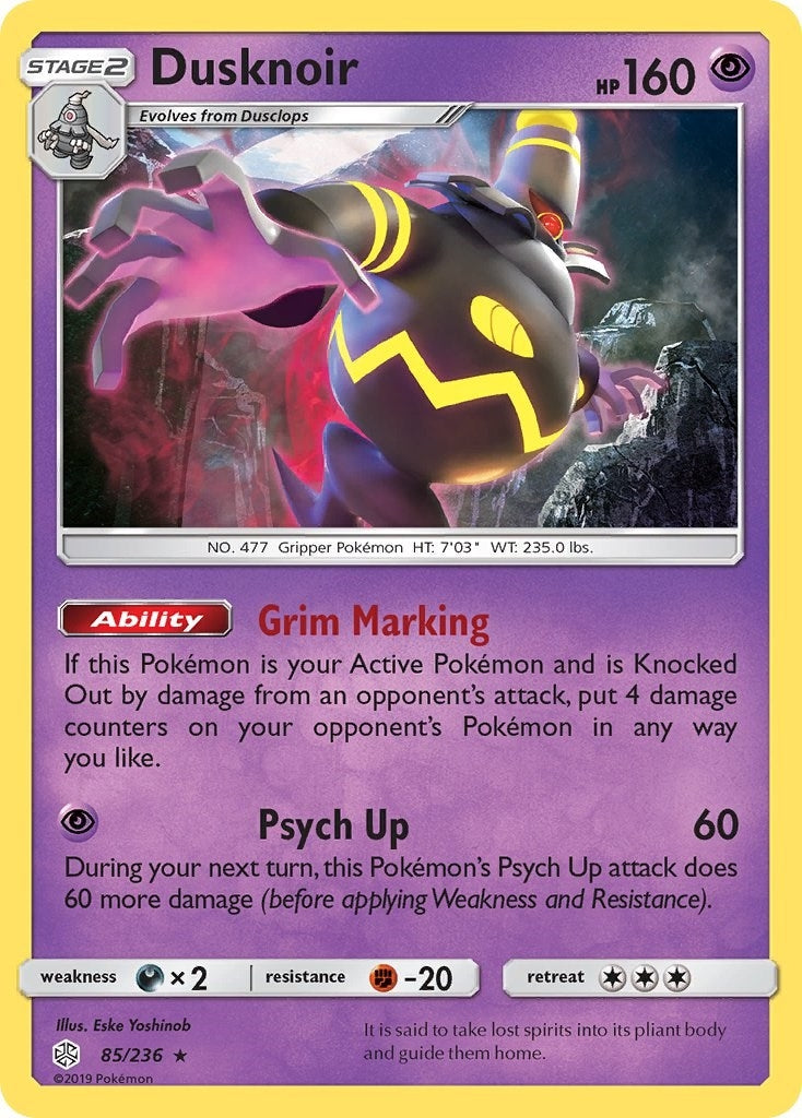 Image for Dusknoir (85/236) (SM12) - Pokemon