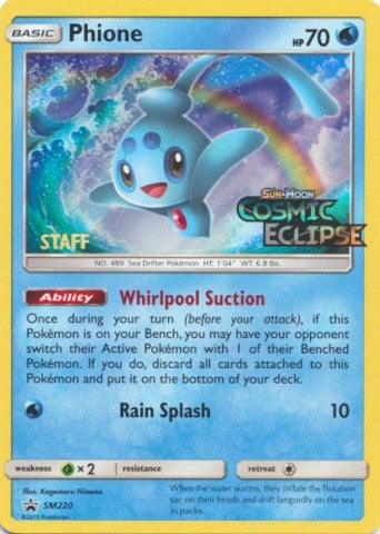 Image for Phione - SM220 (Prerelease) [Staff] (SM220) (SMP) - Pokemon