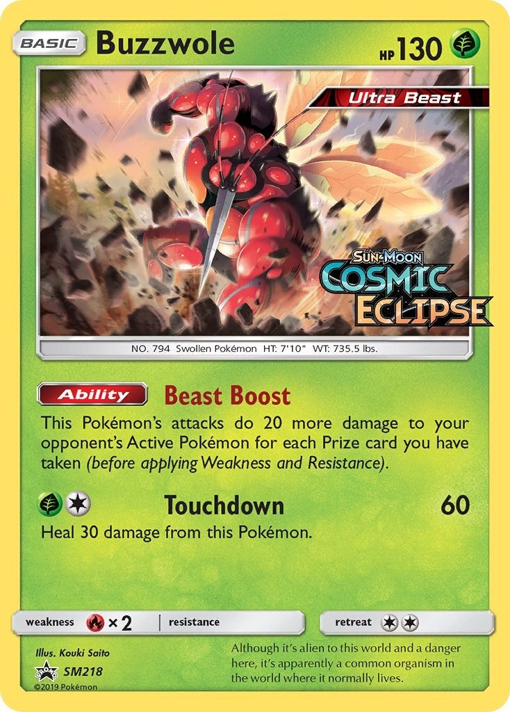 Image for Buzzwole - SM218 (Prerelease) (SM218) (SMP) - Pokemon