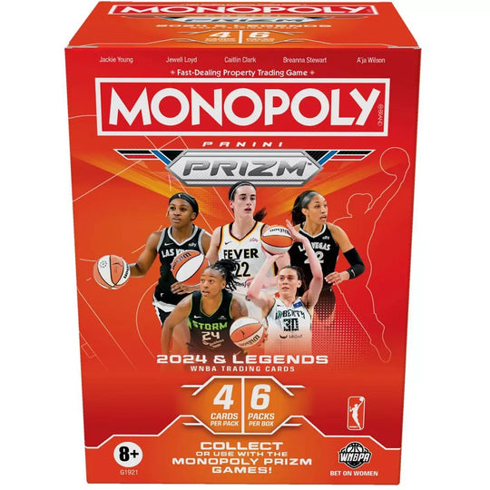 2024 Panini Prizm Monopoly WNBA Trading Card Blaster Box