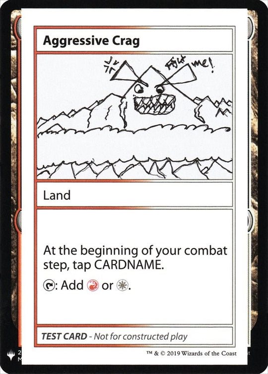 Image for Aggressive Crag (CMB1) - Magic: The Gathering