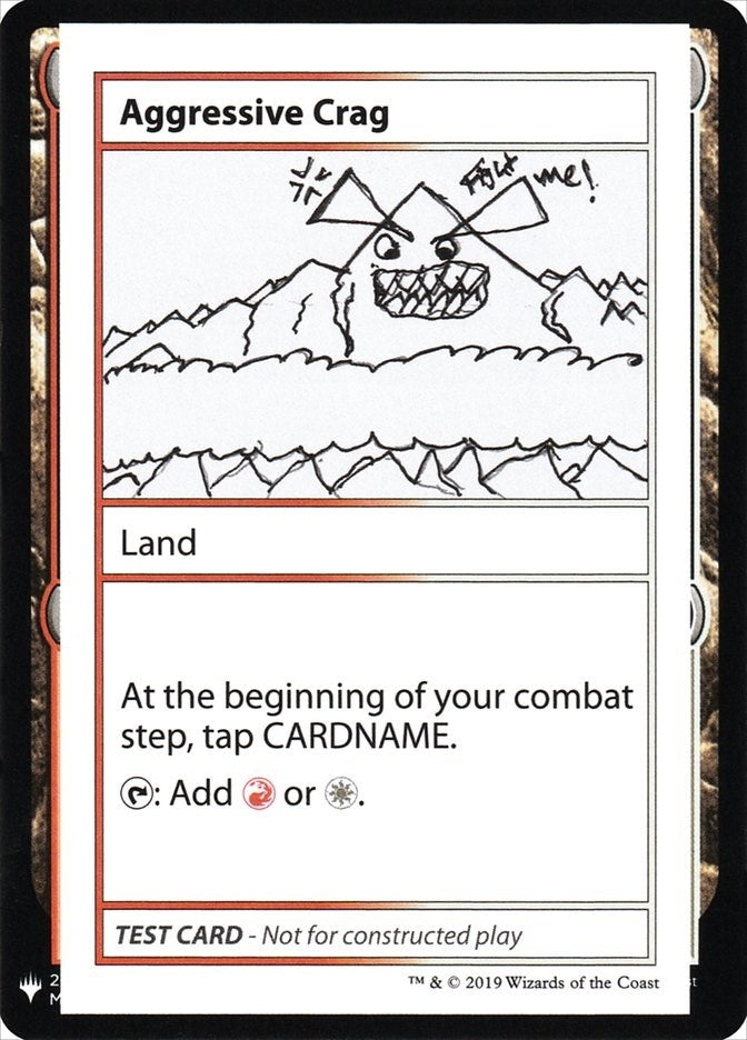 Image for Aggressive Crag (CMB1) - Magic: The Gathering