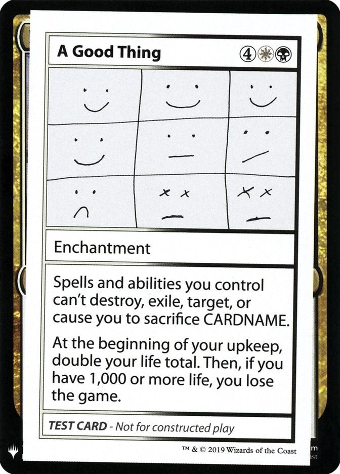 Image for A Good Thing (CMB1) - Magic: The Gathering