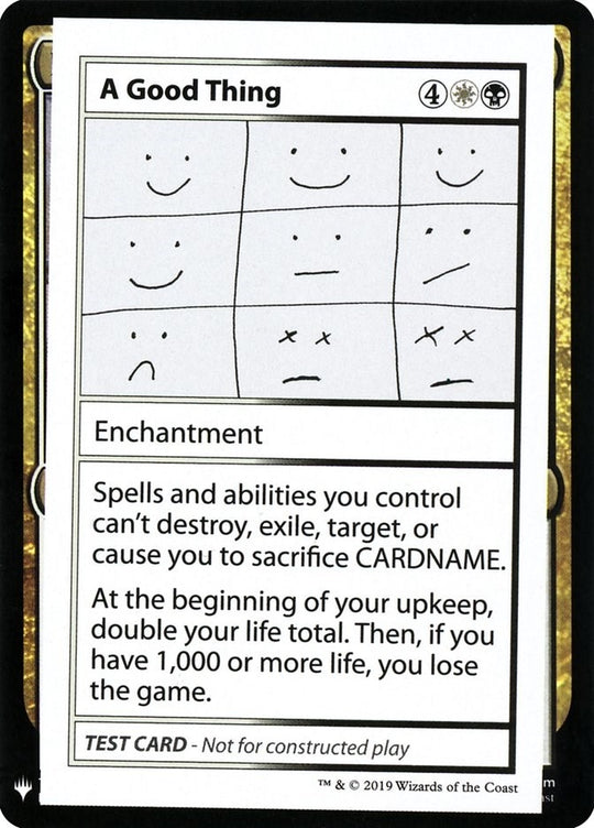 Image for A Good Thing (CMB1) - Magic: The Gathering