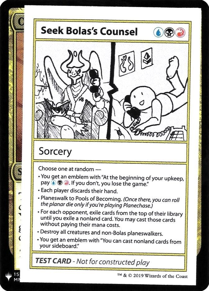 Image for Seek Bolas's Counsel (CMB1) - Magic: The Gathering