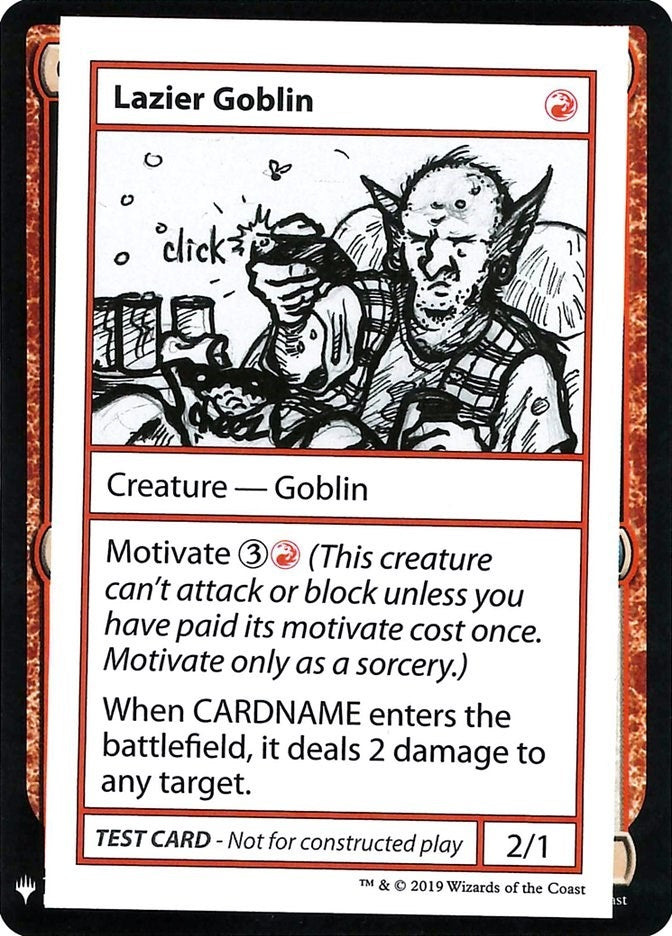 Image for Lazier Goblin - Magic: The Gathering