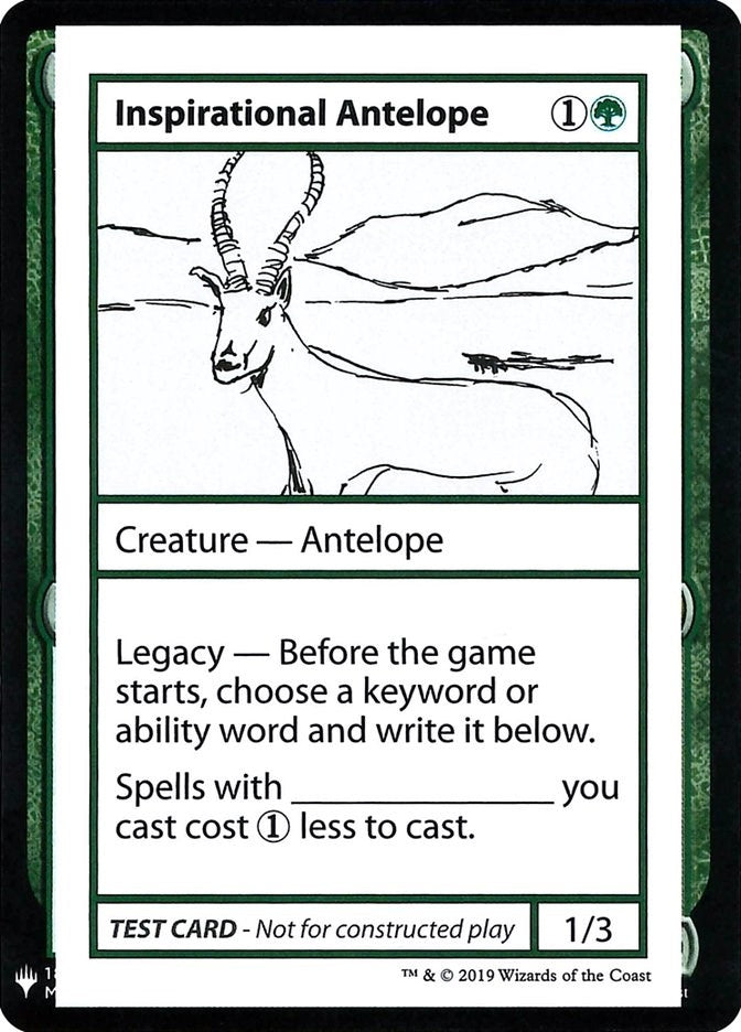 Image for Inspirational Antelope - Magic: The Gathering
