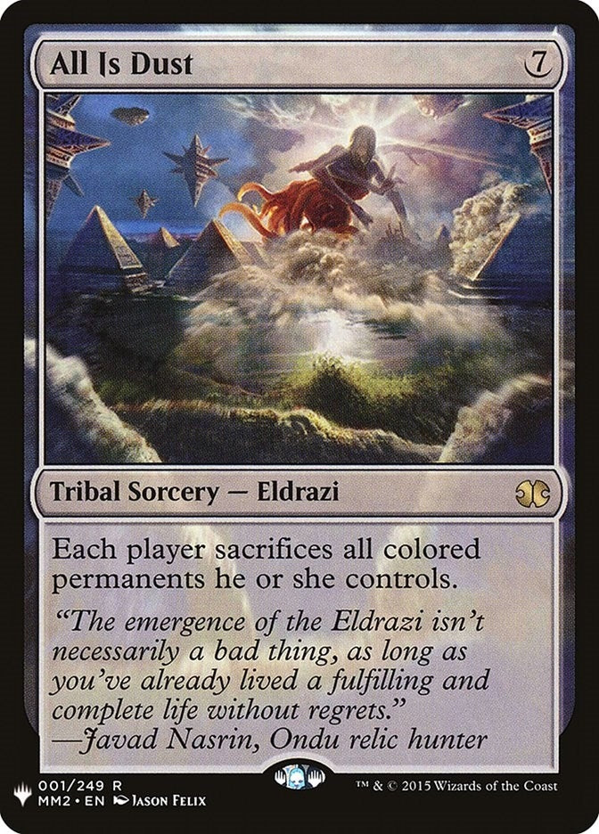 Image for All Is Dust (1) (LIST) - Magic: The Gathering