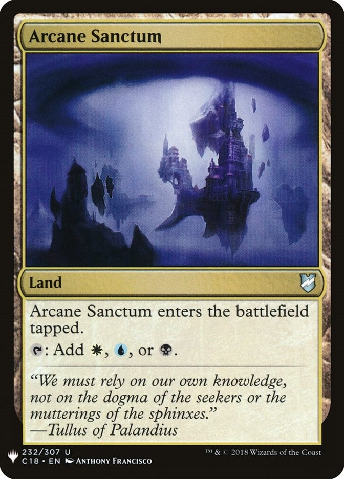 Image for Arcane Sanctum (C18) (232) (LIST) - Magic: The Gathering