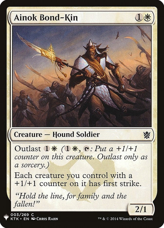 Image for Ainok Bond-Kin (3) (LIST) - Magic: The Gathering