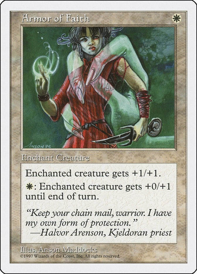 Image for Armor of Faith - Magic: The Gathering