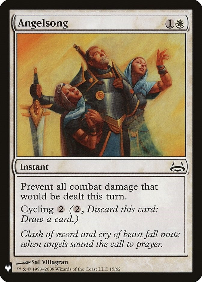 Image for Angelsong (15) (LIST) - Magic: The Gathering