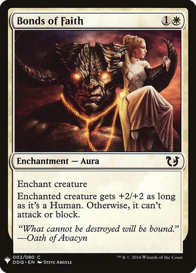 Image for Bonds of Faith (2) - Magic: The Gathering