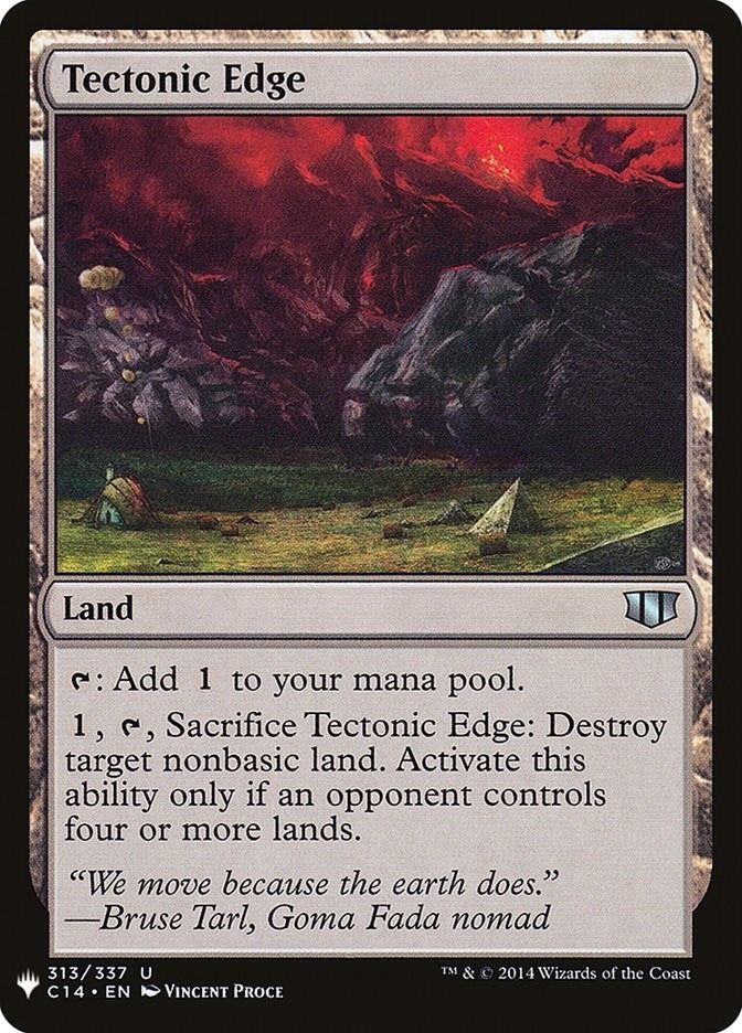 Image for Tectonic Edge (313) - Magic: The Gathering