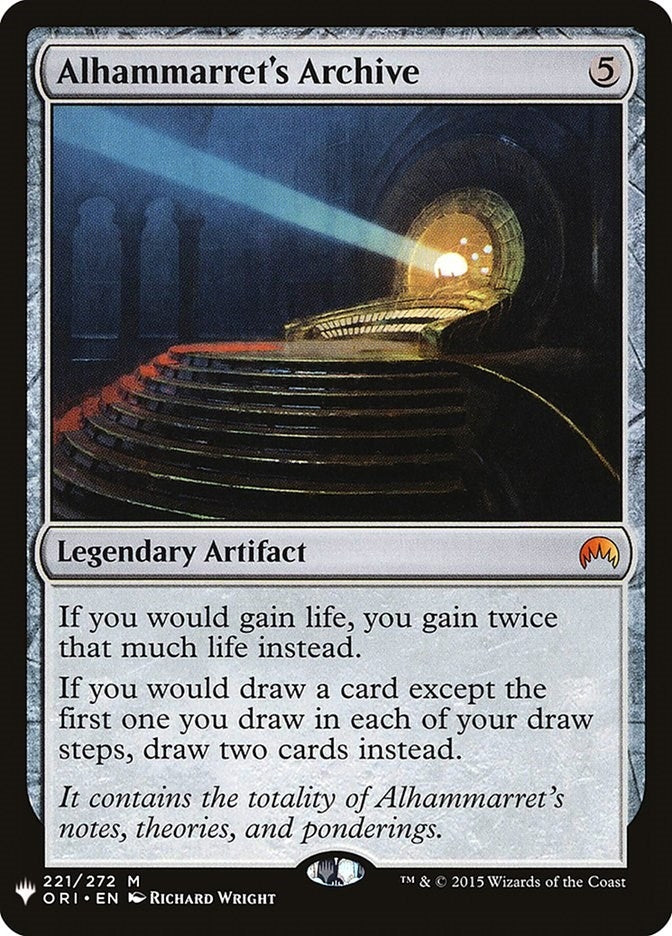 Image for Alhammarret's Archive (221) (LIST) - Magic: The Gathering