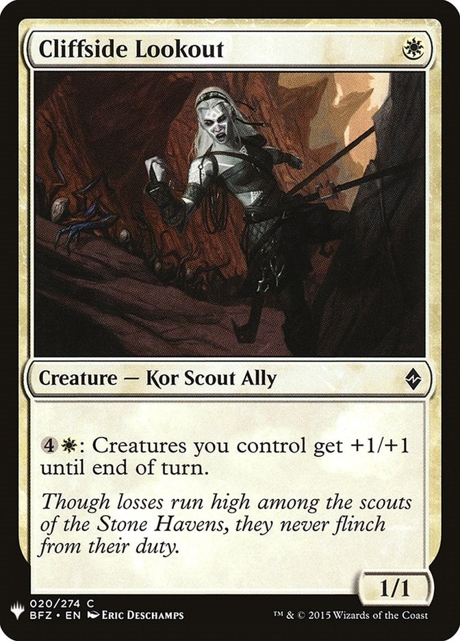 Image for Cliffside Lookout (20) (LIST) - Magic: The Gathering