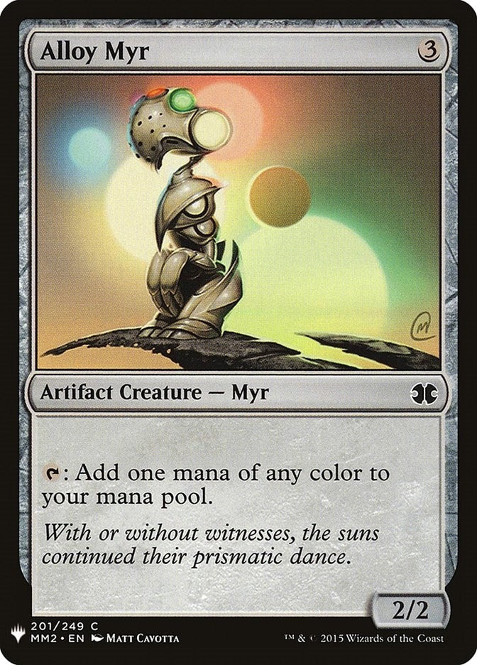 Image for Alloy Myr (201) (LIST) - Magic: The Gathering