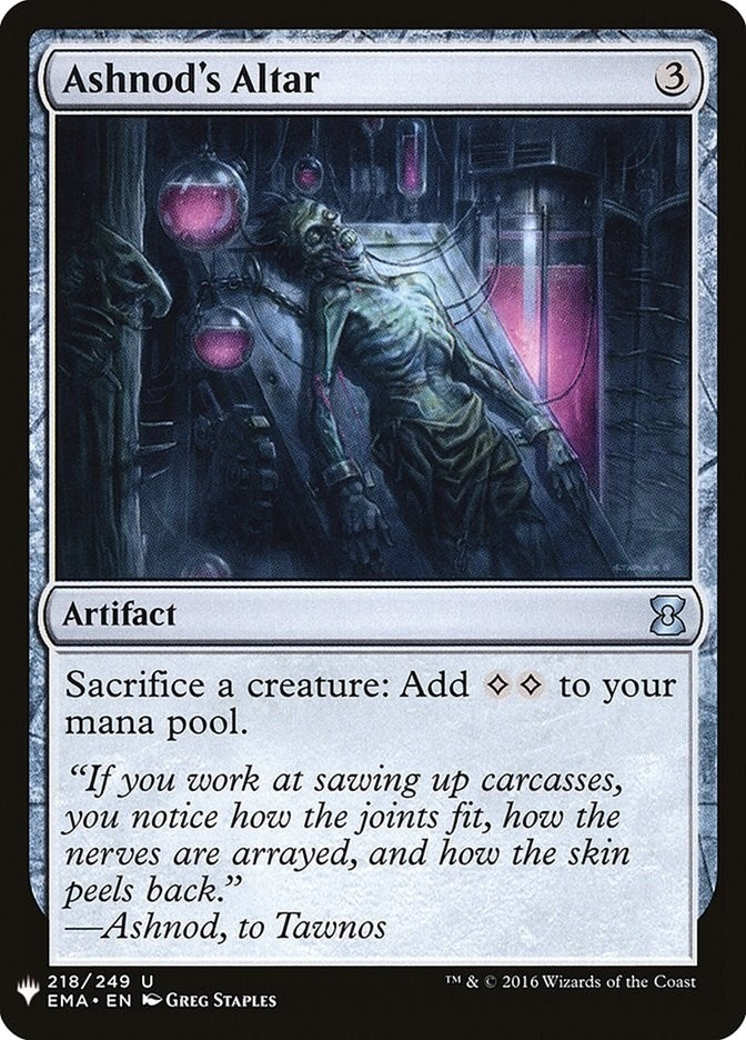 Image for Ashnod's Altar (218) - Magic: The Gathering