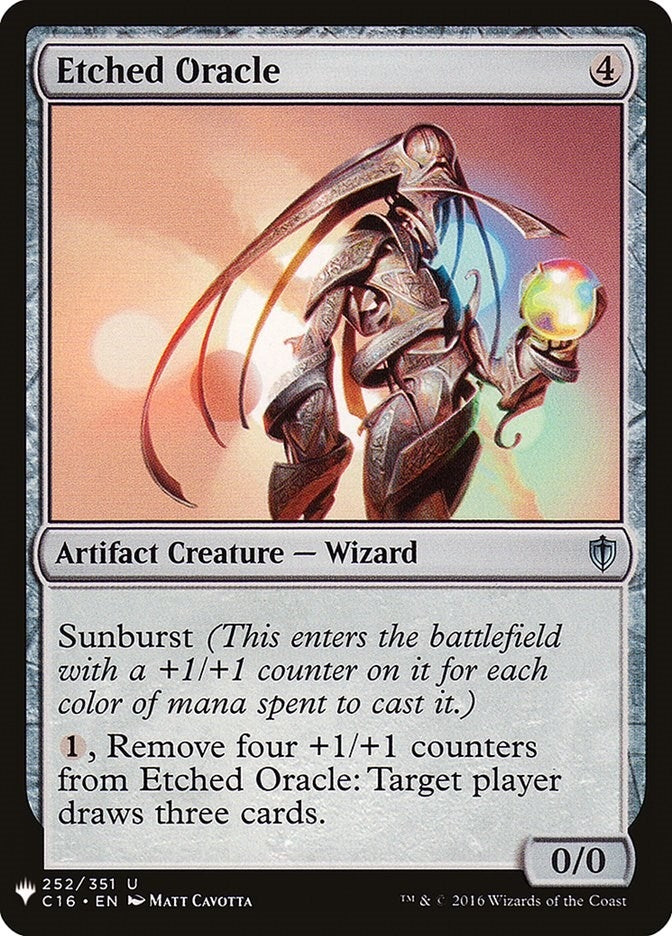 Image for Etched Oracle (252) - Magic: The Gathering