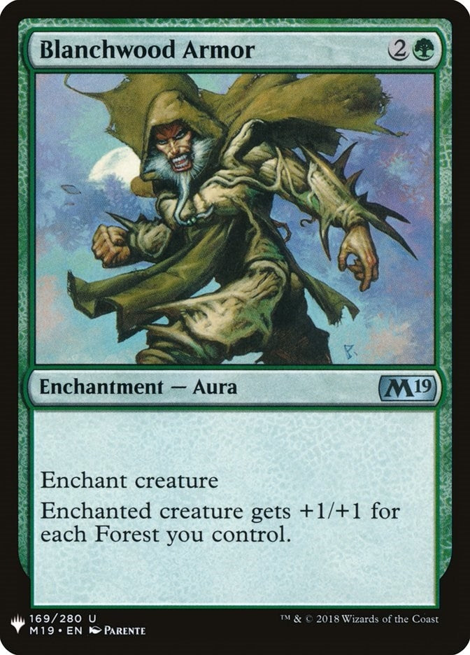 Image for Blanchwood Armor (169) - Magic: The Gathering