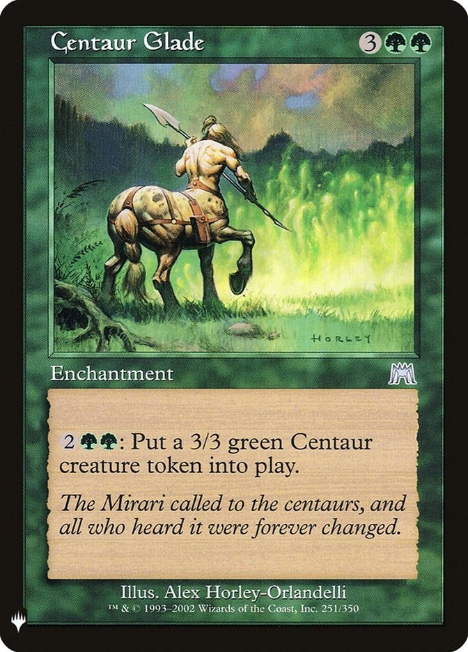 Image for Centaur Glade (251) (LIST) - Magic: The Gathering