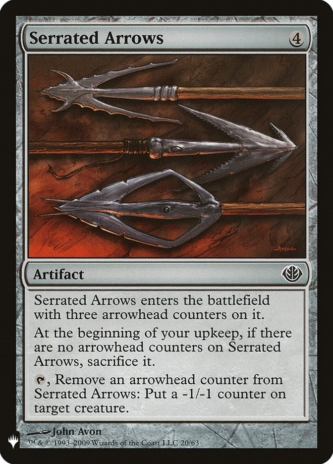 Image for Serrated Arrows (20) (LIST) - Magic: The Gathering