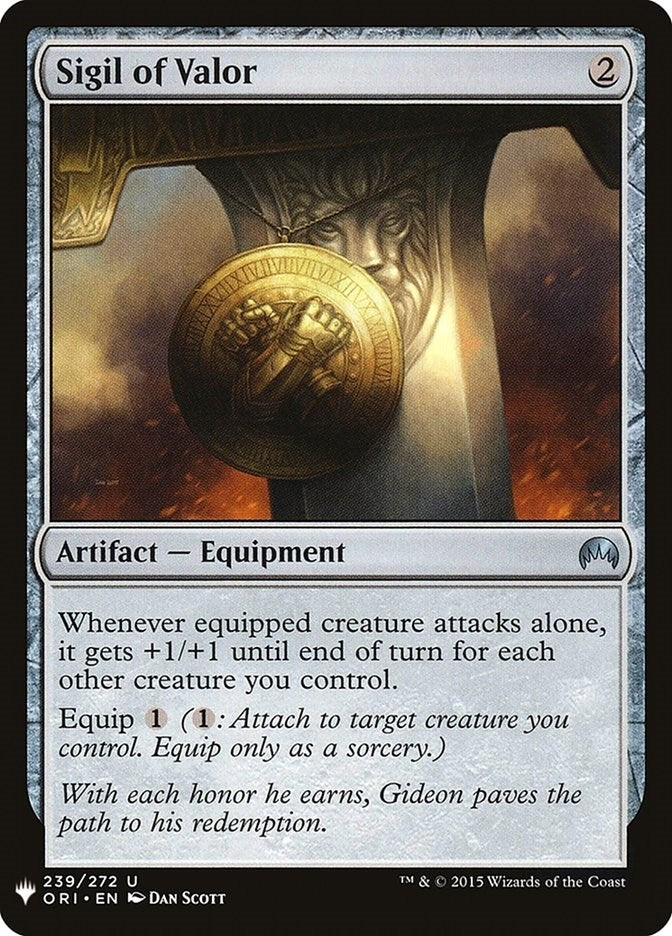 Image for Sigil of Valor (239) (LIST) - Magic: The Gathering