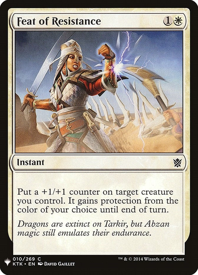Image for Feat of Resistance (10) - Magic: The Gathering