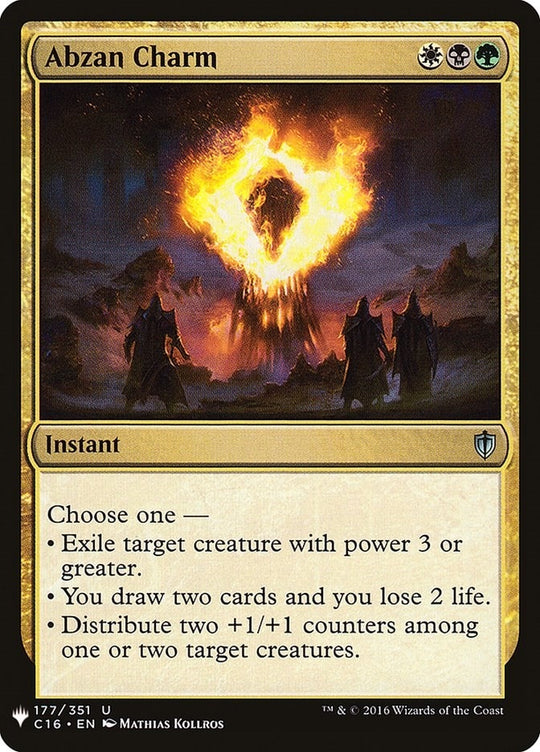 Image for Abzan Charm (177) (LIST) - Magic: The Gathering